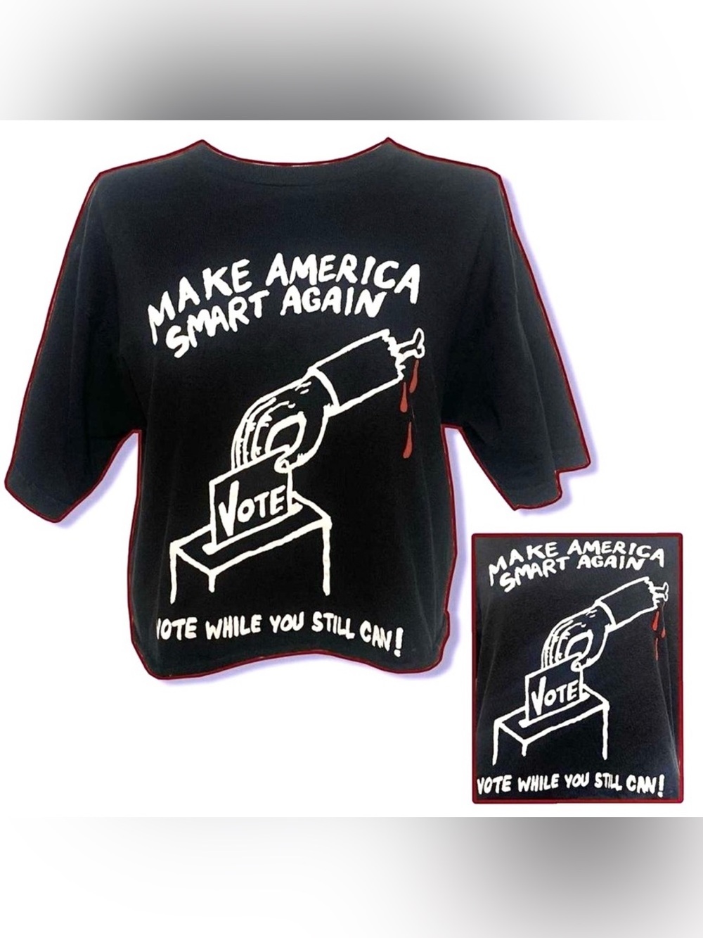 Obey “Make America Smart Again” Graphic Tee - Black